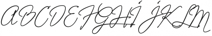Alistair Signature otf (400) Font UPPERCASE