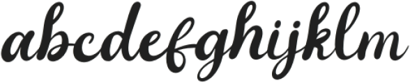 Alitha Christmas Italic Italic otf (400) Font LOWERCASE