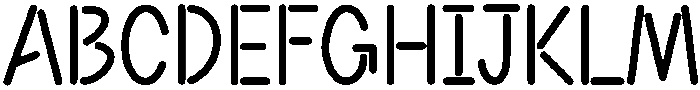 Alive Regular otf (400) Font UPPERCASE