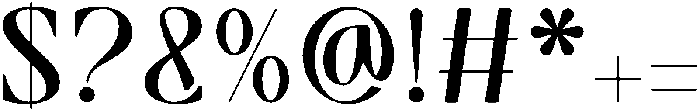 Alivia Regular otf (400) Font OTHER CHARS
