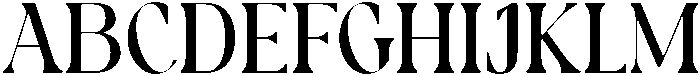 Alivia Regular otf (400) Font UPPERCASE