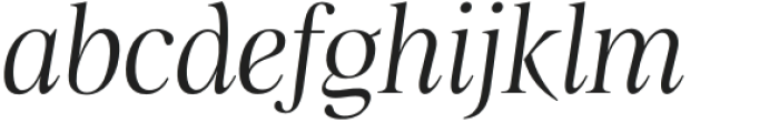 Alizarine Medium Italic otf (500) Font LOWERCASE