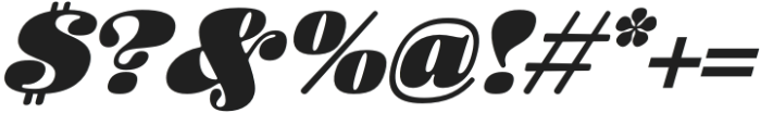 Aljaraz Italic otf (400) Font OTHER CHARS