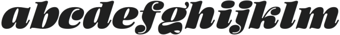 Aljaraz Italic otf (400) Font LOWERCASE