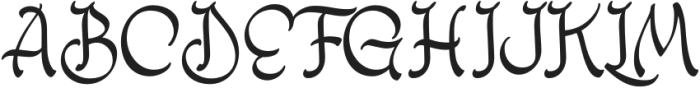 Aljasira Regular otf (400) Font UPPERCASE