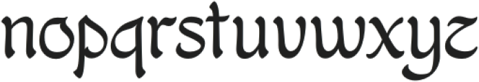 Aljasira Regular otf (400) Font LOWERCASE