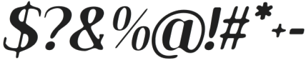 AlkalisBlur-Italic otf (400) Font OTHER CHARS