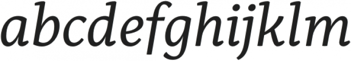 Alkes Regular Italic otf (400) Font LOWERCASE