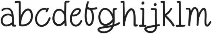All you need Regular otf (400) Font LOWERCASE