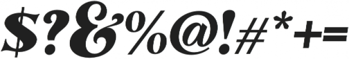 Allaina Bold Italic otf (700) Font OTHER CHARS