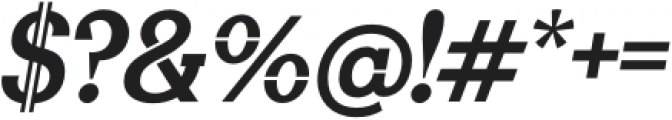 Allegoria Stencil Italic otf (400) Font OTHER CHARS