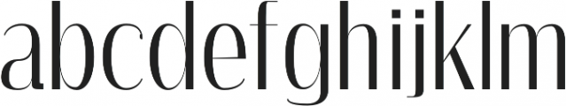 Allegra-Serif regular otf (400) Font LOWERCASE