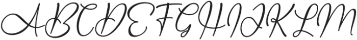 Allenisa Italic Italic otf (400) Font UPPERCASE