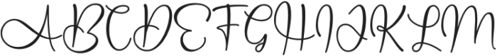 Allenisa otf (400) Font UPPERCASE