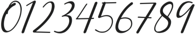 Allesia Italic otf (400) Font OTHER CHARS