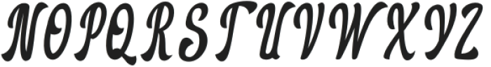 Alligony Italic otf (400) Font UPPERCASE