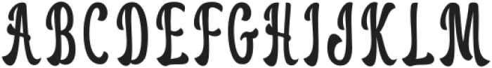Alligony Regular otf (400) Font UPPERCASE