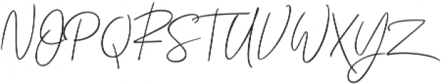 Allison Script otf (400) Font UPPERCASE