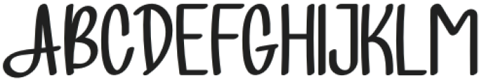 Allista Regular otf (400) Font UPPERCASE