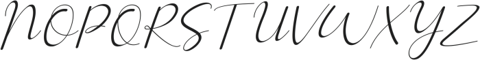 Allitta Calligraphy Italic otf (400) Font UPPERCASE