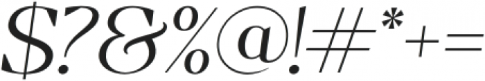 Allogist-Italic otf (400) Font OTHER CHARS