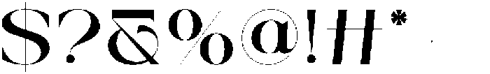 Allore Regular otf (400) Font OTHER CHARS