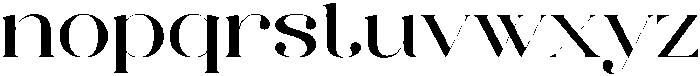Allore Regular otf (400) Font LOWERCASE