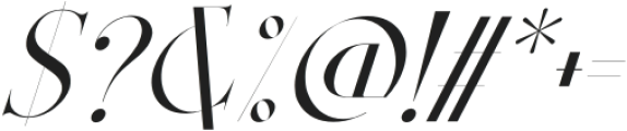 Allowing Freedom Light Italic otf (300) Font OTHER CHARS