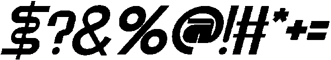 Allowing Mistakes Bold Italic otf (700) Font OTHER CHARS