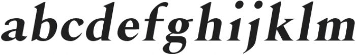 Alloy ExtraBold Italic otf (700) Font LOWERCASE