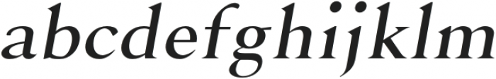 Alloy Regular Italic otf (400) Font LOWERCASE
