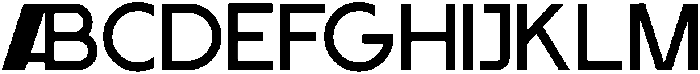 Allteco Regular otf (400) Font UPPERCASE