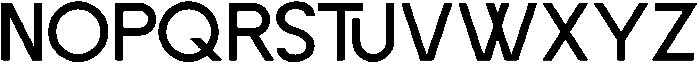 Allteco Regular otf (400) Font UPPERCASE