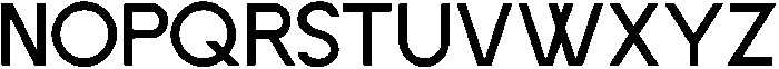 Allteco Regular otf (400) Font LOWERCASE