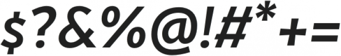 Alma Incise DemiBold Italic otf (600) Font OTHER CHARS