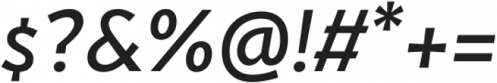 Alma Incise Medium Italic otf (500) Font OTHER CHARS