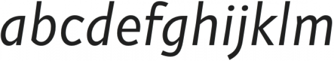 Alma Incise Regular Italic otf (400) Font LOWERCASE