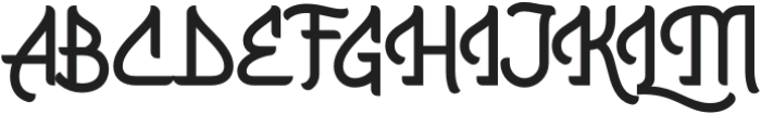 Almalik-Regular otf (400) Font UPPERCASE