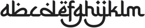 Almalik-Regular otf (400) Font LOWERCASE