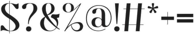 Almango Regular otf (400) Font OTHER CHARS