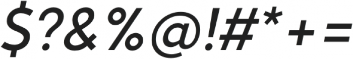 Almarose Medium Italic otf (500) Font OTHER CHARS
