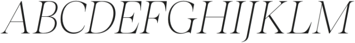 Almero Thin Italic otf (100) Font