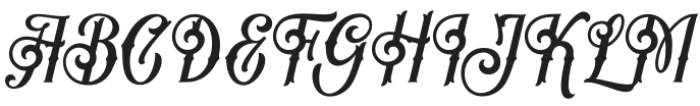 Almighton Regular otf (400) Font UPPERCASE