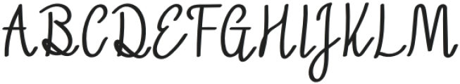 Almira Regular otf (400) Font UPPERCASE