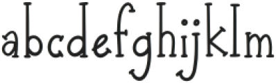 Almondlatte otf (400) Font LOWERCASE