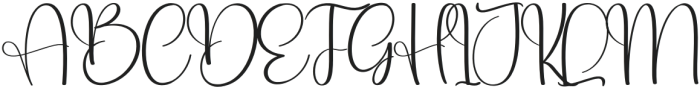Almonds Regular otf (400) Font UPPERCASE