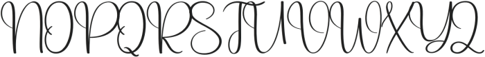 Almonds Regular otf (400) Font UPPERCASE