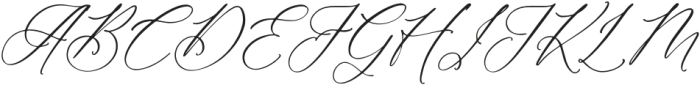 Alnetsia Montenela Italic otf (400) Font UPPERCASE