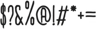 Alocasia Sans otf (400) Font OTHER CHARS