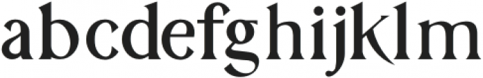 Alocasia Serif otf (400) Font LOWERCASE